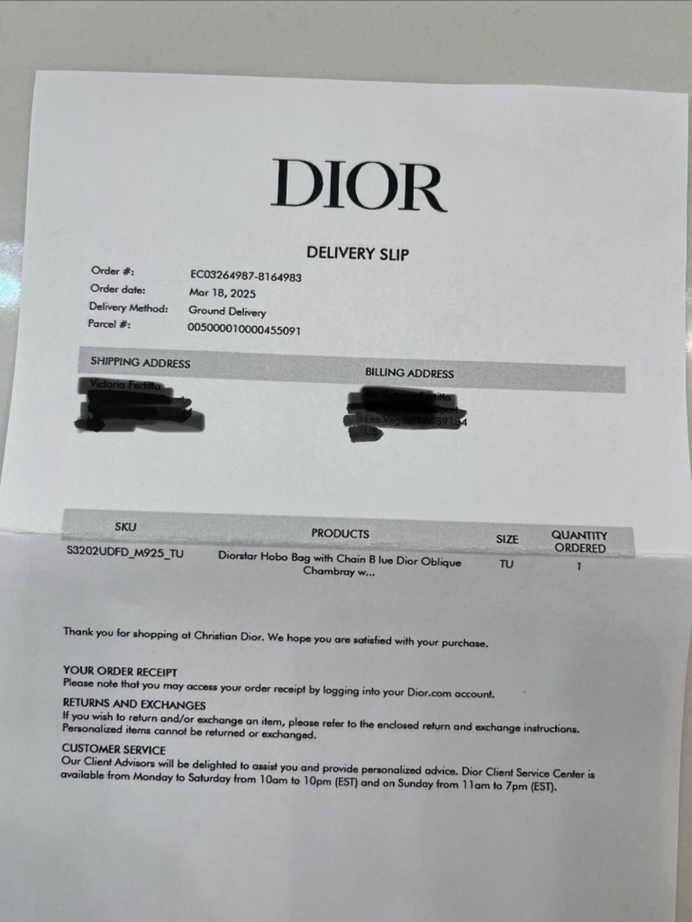 Dior Handbag - Picture 6 of 6